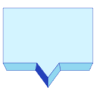 Square Bubble Line Shade 2 Element from Volumetric Shapes Set