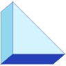 Triangle 2 Line Shade Element from Volumetric Shapes Set