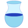 Vase Line Shade Element from Volumetric Shapes Set