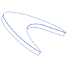 Boomerang Line Element from Volumetric Shapes Set