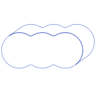 Circle Triple Line Element from Volumetric Shapes Set