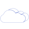 Cloud Line 1 Element from Volumetric Shapes Set