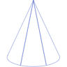 Cone Oval Line Element from Volumetric Shapes Set