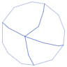 Decagon Line 1 Element from Volumetric Shapes Set