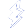 Flash Line 1 Element from Volumetric Shapes Set