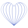 Heart Line 2 Element from Volumetric Shapes Set