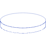 Oval Cylinder Line 2 Element from Volumetric Shapes Set