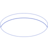 Oval Line 1 Element from Volumetric Shapes Set