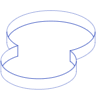 Oval Puddle Line Element from Volumetric Shapes Set