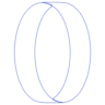 Oval Ring Line Element from Volumetric Shapes Set