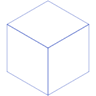 Rectangle Cube Line Element from Volumetric Shapes Set