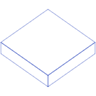 Rectangle Cuboid Line 2 Element from Volumetric Shapes Set