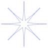Star Sparkle Line 5 Element from Volumetric Shapes Set
