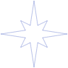 Star Sparkle Line 7 Element from Volumetric Shapes Set