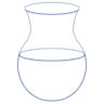 Vase Line Element from Volumetric Shapes Set