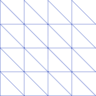 Triangle Oblique Pattern Element from Volumetric Shapes Set