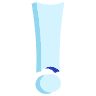 Exclamation Mark Shade Element from Volumetric Shapes Set