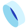 Oval Oblique Shade Element from Volumetric Shapes Set