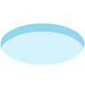 Oval Shade 1 Element from Volumetric Shapes Set
