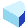 Pie Curve Cube Shade Element from Volumetric Shapes Set