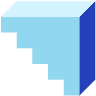 Rectangle Cuboid Block Shade Element from Volumetric Shapes Set