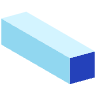 Rectangle Cuboid Shade 4 Element from Volumetric Shapes Set