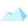Triangle Pyramid Mountain Shade Element from Volumetric Shapes Set