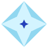 Triangle Pyramid Octahedron 2 Shade Element from Volumetric Shapes Set