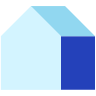 Triangle Square House Shade Element from Volumetric Shapes Set