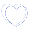 Heart Wireframe Element from Volumetric Shapes Set