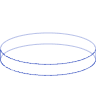 Oval Cylinder Wireframe 2 Element from Volumetric Shapes Set