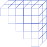 Rectangle Cuboid Block Wireframe Element from Volumetric Shapes Set