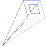 Rectangle Prism Wireframe Element from Volumetric Shapes Set