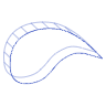 Splash Wireframe Element from Volumetric Shapes Set