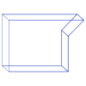 Square Bubble Wireframe 1 Element from Volumetric Shapes Set