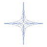 Star Sparkle Wireframe 4 Element from Volumetric Shapes Set