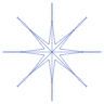 Star Sparkle Wireframe 5 Element from Volumetric Shapes Set