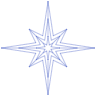 Star Sparkle Wireframe 7 Element from Volumetric Shapes Set