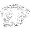 Shifting 15 Element from Symbols 3D - Wireframe Set