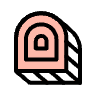 Arch Window Element from Symbols 3D Fun - Pattern Set