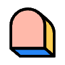 Arch Window Element from Symbols 3D Fun - Filled Set