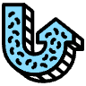Arrow Turn Up Element from Symbols 3D Fun - Pattern Set