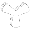 Blade Element from Symbols 3D - Wireframe Set