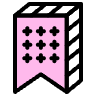 Bookmark Ribbon Element from Symbols 3D Fun - Pattern Set