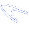 Boomerang Element from Symbols 3D - Wireframe Set