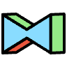 Bow Element from Symbols 3D Fun - Filled Set