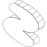 Brush Element from Symbols 3D - Wireframe Set