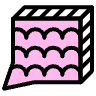 Bubble Square Element from Symbols 3D Fun - Pattern Set