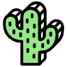 Cactus Element from Symbols 3D Fun - Pattern Set