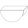 Circle Half Down Element from Symbols 3D - Line Set